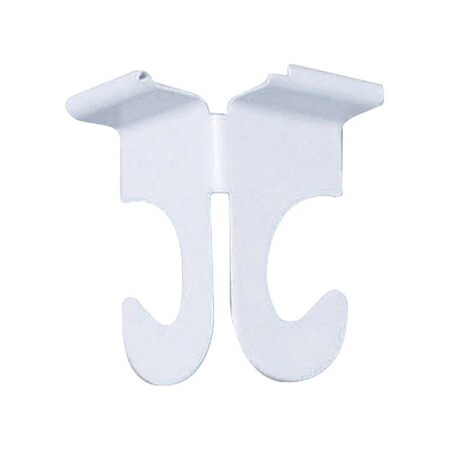 Panacea 2Pk Wht Ceil Track Hook 86302